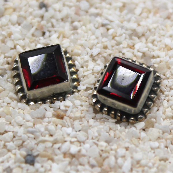 Semi-Precious and 925 Silver Studs