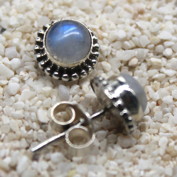 Semi-Precious and 925 Silver Studs