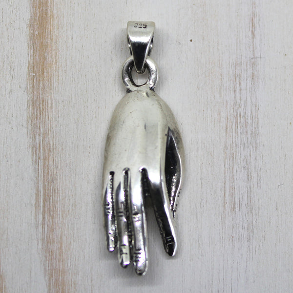 Sterling Silver Jnana Mudra Pendant