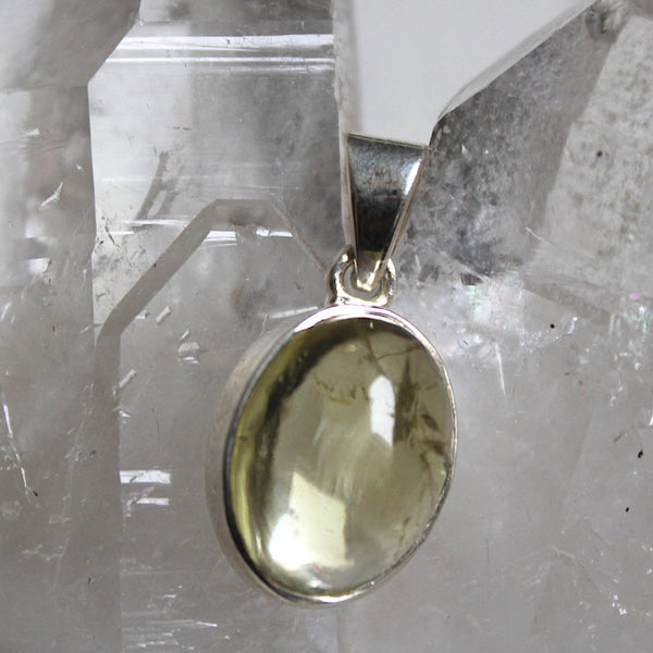 Citrine + 925 Sterling Silver Pendant