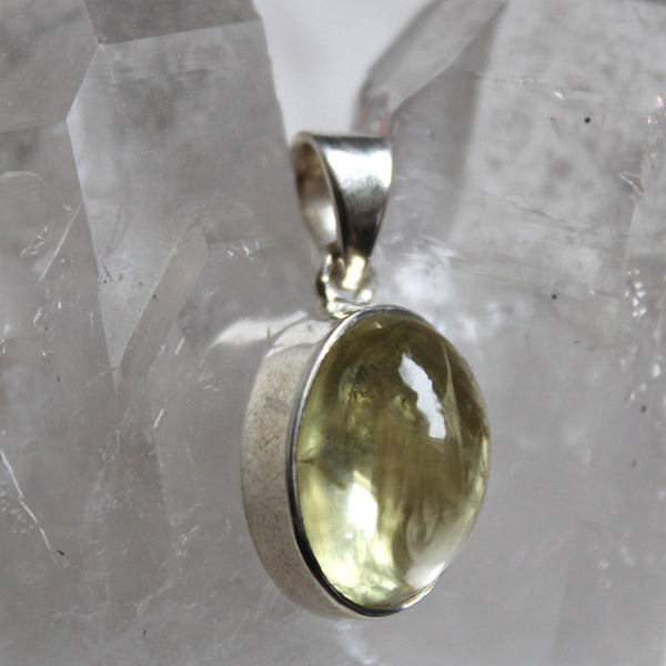 Citrine + 925 Sterling Silver Pendant