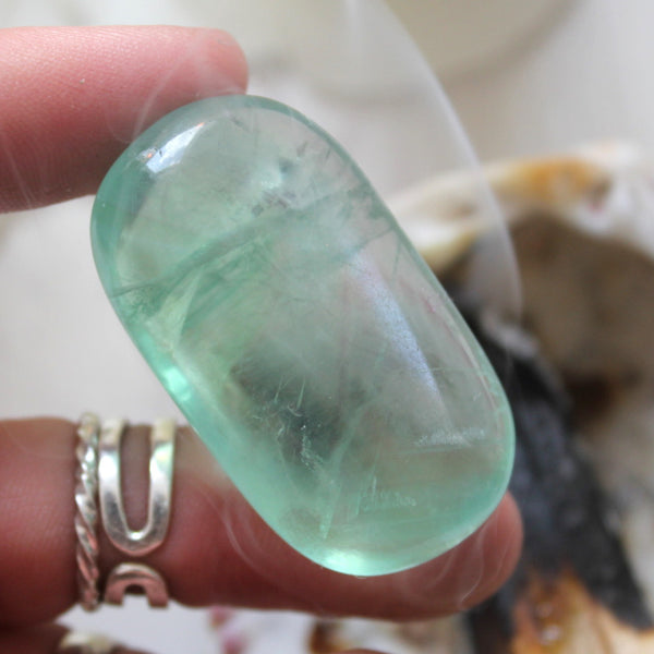 Green Fluorite Pebble