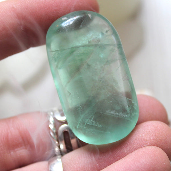 Green Fluorite Pebble