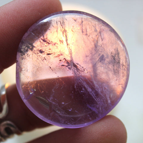 Transparent Amethyst Pebble