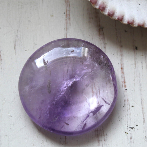 Transparent Amethyst Pebble