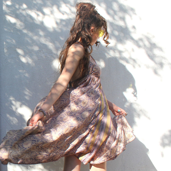 Recycled Indian Sari 'Adha' Dress