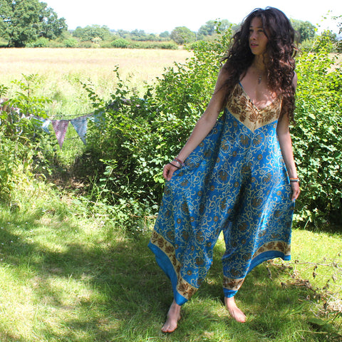 Recycled Indian Sari 'Niharika' Jumpsuit