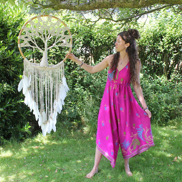 Recycled Indian Sari 'Rhadika' Jumpsuit