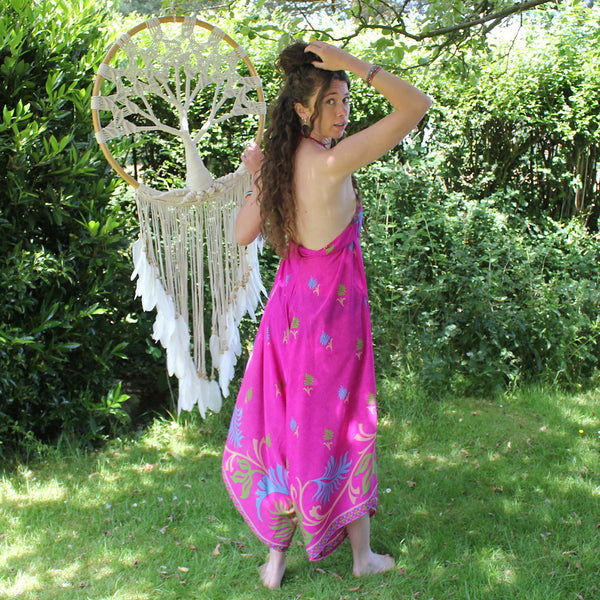 Recycled Indian Sari 'Rhadika' Jumpsuit