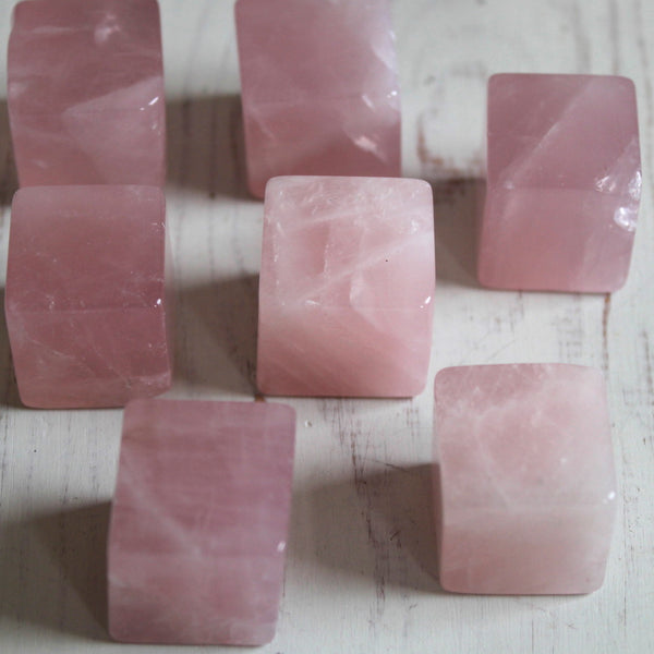 Rose Quartz Cubes